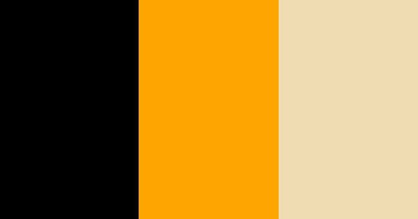 黒、オレンジ、ベージュ